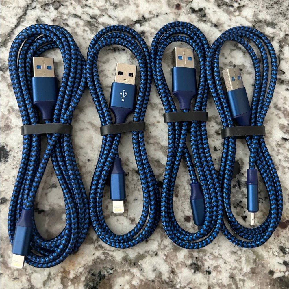 🆕 4-Pack iPhone Chargers